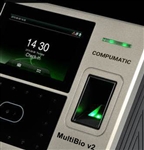 MultiBio v2 employee time and attendance system