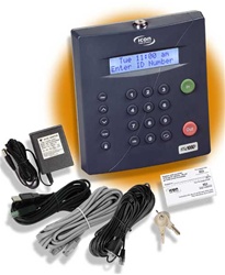 RTC-1000 2.5 Universal Time Clock (50 user software and 15 Prox-Badges included)