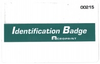 Acroprint Magnetic badges (251-300 pk)