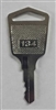 Single Key for Compumatic TR440/TR880 time clocks