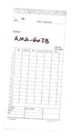 Amano AMA-60ib Bi-Weekly Time Cards for EX60i Employee Time Clock pack of 600
