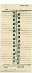 Acroprint Bi-Weekly (Box Of 1000) Time cards for time clock models 125, BP125,150,ES700 & ES900