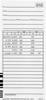 Acroprint ES1010 Time Cards (Pack of 100) for ES1000 time clocks
