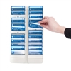 Pyramid Time Systems Employee Badge Rack 24 Pocket