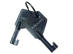 Amano replacement key for PIX and TCX clocks