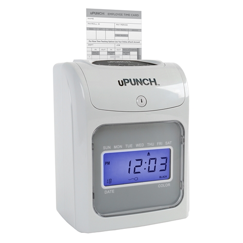 Details about   uPunch PB4500 Calculating Time Clock Bundle 