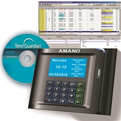 Amano MTX-30 Swipe Card attendance system (2 USERS 100 EMPLOYEES)