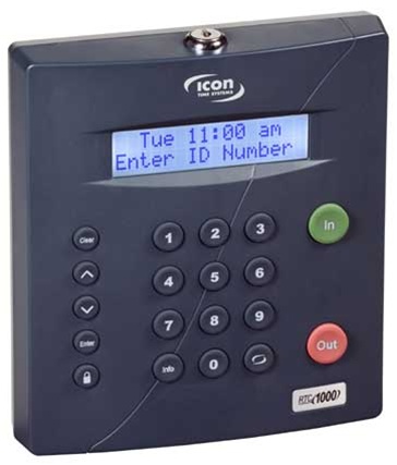 Icon SB-100 2.5 Universal Time Clock for 25 users