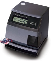 Amano TS-3000i Web-Based Time Sync Clock OATS compliant