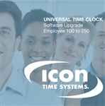 Icon Time Software Upgrade from 100 to 250 Employees Only