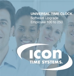 Icon Time Software Upgrade from 100 to 250 Employees Only