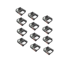 Black and Red ribbons (12 pack) for Compumatic TR440/TR880 time clock models
