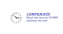 Signal relay board for XL1000 calculating time clock
